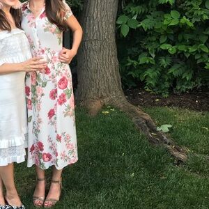 Reformation size a 0 floral midi dress